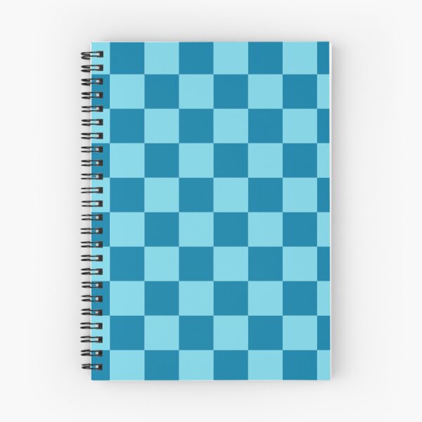 Item preview, CG blue & sky blue checkered designed and sold by Mint + Midnight.