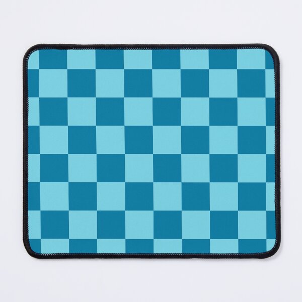 Item preview, CG blue & sky blue checkered designed and sold by Mint + Midnight.