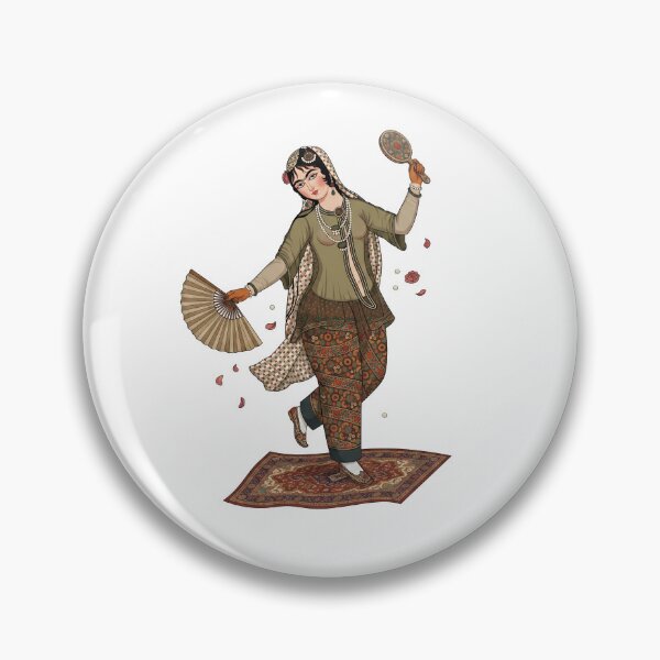 Item preview, Persian Qajar Dancer Traditional Iranian Fine Art Vector designed and sold by yousefi.