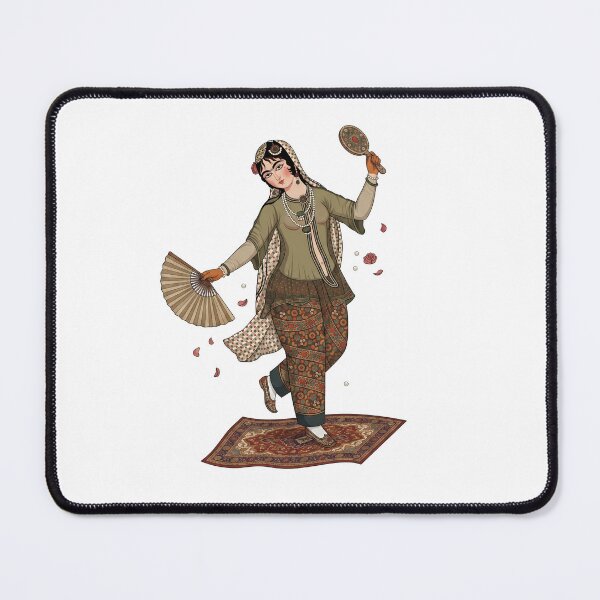 Item preview, Persian Qajar Dancer Traditional Iranian Fine Art Vector designed and sold by yousefi.