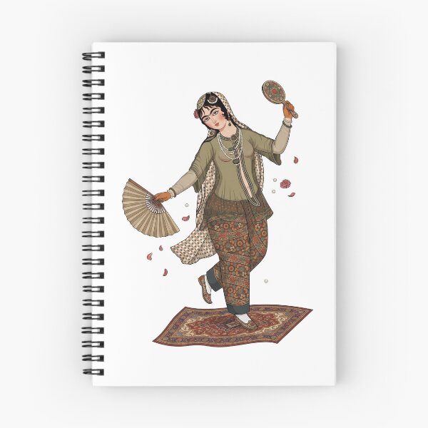Item preview, Persian Qajar Dancer Traditional Iranian Fine Art Vector designed and sold by yousefi.