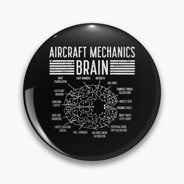 Item preview, Aircraft Mechanic Brain designed and sold by goombi-creative.