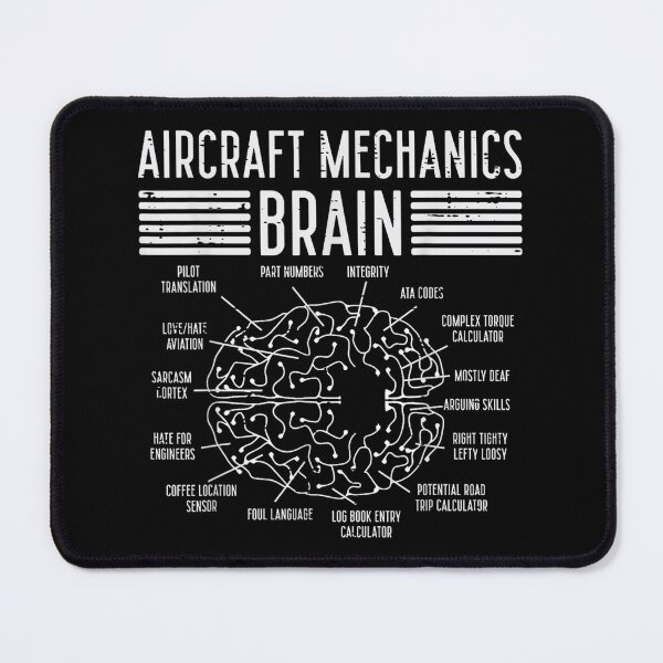 Item preview, Aircraft Mechanic Brain designed and sold by goombi-creative.