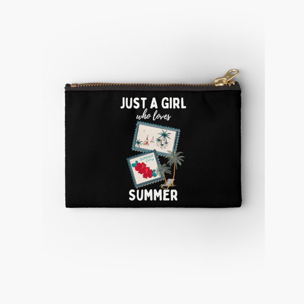 Item preview, Just A Girls Who Loves Summer Stamp Beach designed and sold by thebest-2studio.