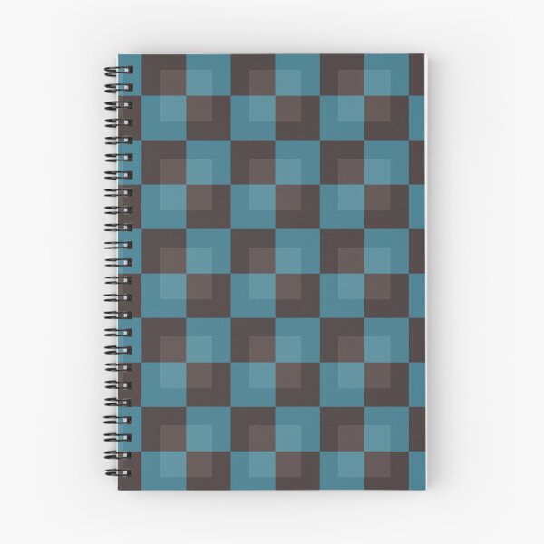 Item preview, Teal & black coffee checkered designed and sold by Mint + Midnight.