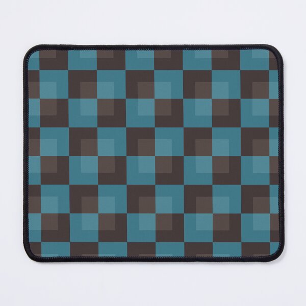 Item preview, Teal & black coffee checkered designed and sold by Mint + Midnight.