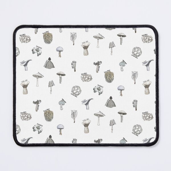 Item preview, White Mushrooms designed and sold by paperandp!xels.