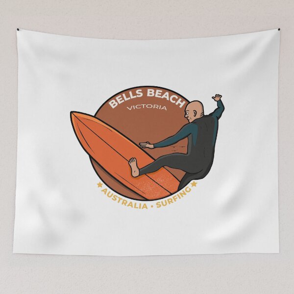 Item preview, Retro Bells Beach Surf Icon Victoria Australia Surfing designed and sold by shopdiego.