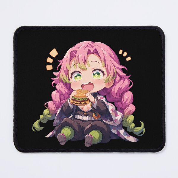 Item preview, Mitsuri Kanroji Demon Slayer Chibi Burger Love Hashira Smile designed and sold by earlobejerk.