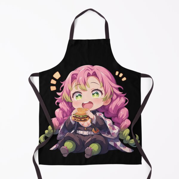 Item preview, Mitsuri Kanroji Demon Slayer Chibi Burger Love Hashira Smile designed and sold by earlobejerk.