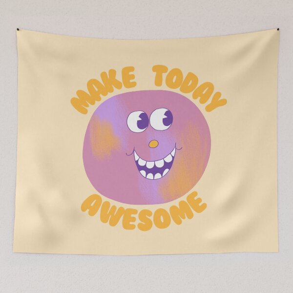 Item preview, Make Today Awesome, Happy Face designed and sold by yellowflowerhut.