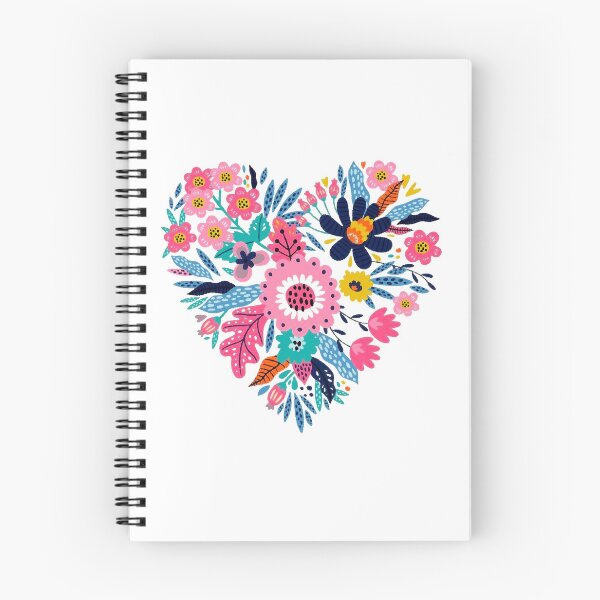 Item preview, Retro Flower Heart designed and sold by ViaARTfactory.