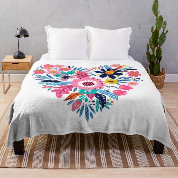 Item preview, Retro Flower Heart designed and sold by ViaARTfactory.
