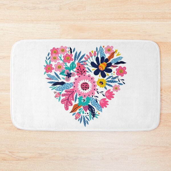 Item preview, Retro Flower Heart designed and sold by ViaARTfactory.