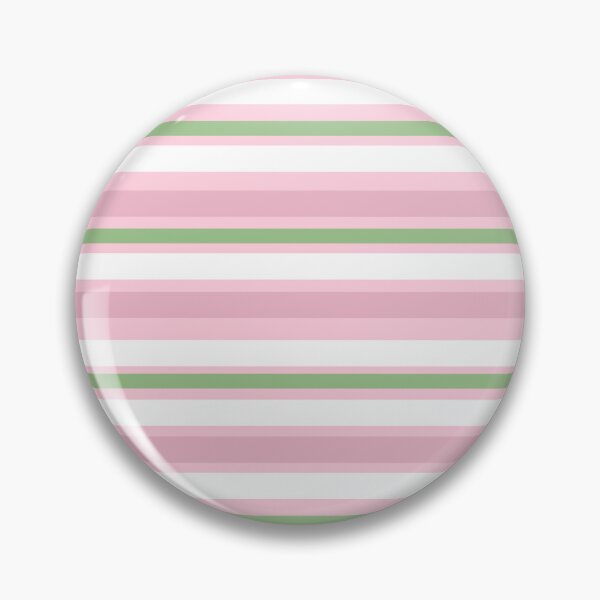 Item preview, Pink White and Green Stripe Pattern designed and sold by kindacute-shop.