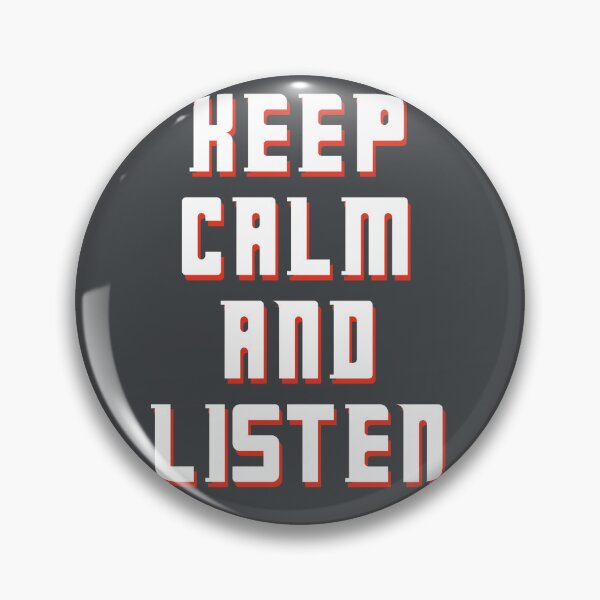 Item preview, Twelfth Doctor Keep Calm Listen Fan Art designed and sold by vgaar.