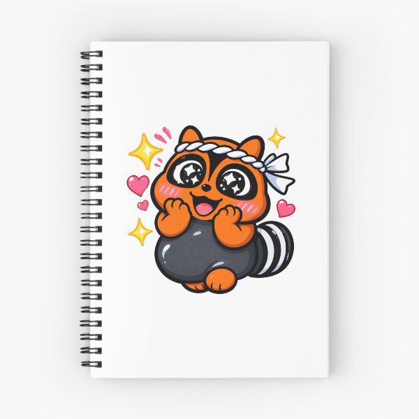 Item preview, Kawaii Tanuki Sparkling Eyes — Cute Japanese Raccoon Dog Sticker designed and sold by naruse-design.