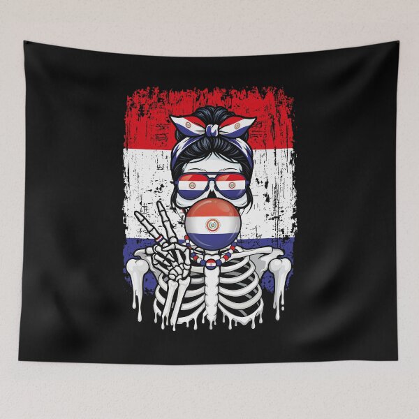Item preview, Paraguay-Inspired Graphic Tee for Everyday Style designed and sold by Colorful Designs.