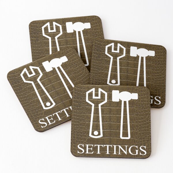 Item preview, Settings – Crocodile Skin Workshop Tools Design designed and sold by NaphDesigns.