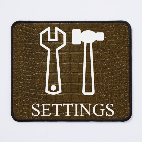 Item preview, Settings – Crocodile Skin Workshop Tools Design designed and sold by NaphDesigns.