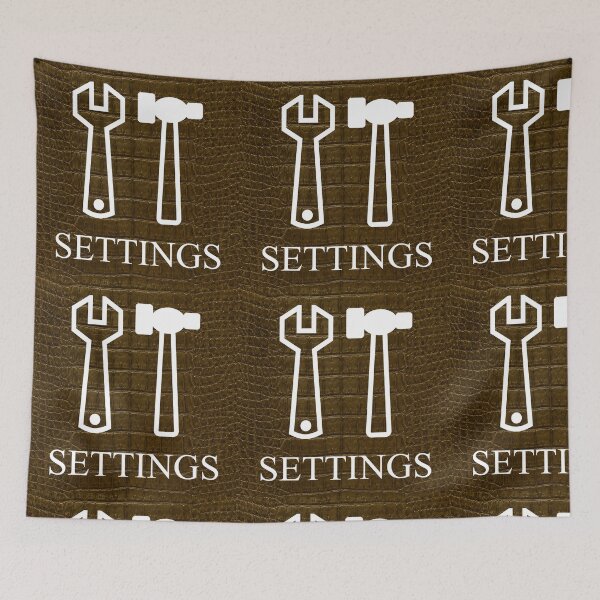 Item preview, Settings – Crocodile Skin Workshop Tools Design designed and sold by NaphDesigns.