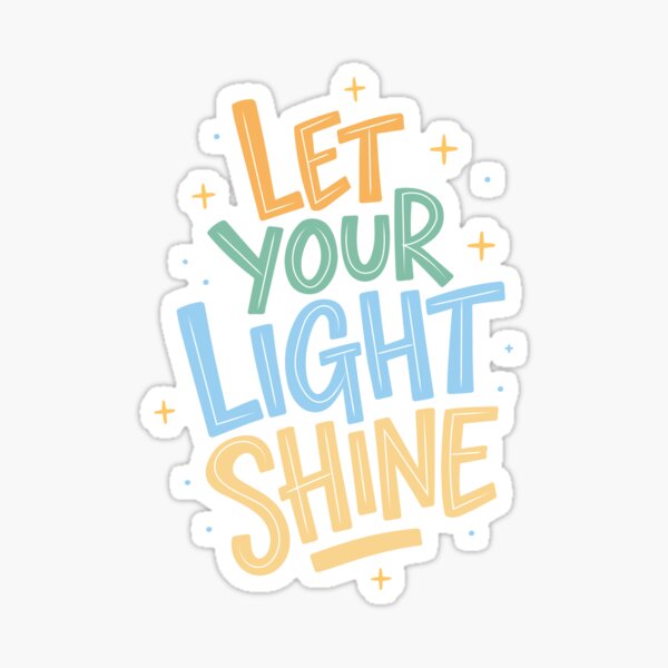 Item preview, Let Your Light Shine – Daily Christian Encouragement Quote designed and sold by Verse & Vibes.