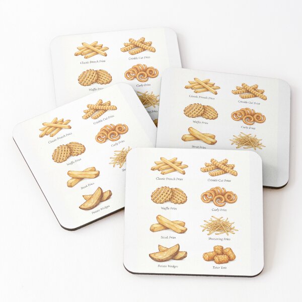 Item preview, Fried potato varieties  designed and sold by ArunDandiboina.