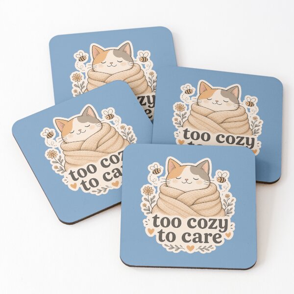 Item preview, bee kind Too Cozy To Care designed and sold by logicfun.