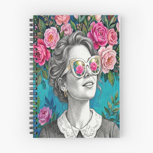 Item preview, Rose-Colored Radiance: A Floral Fantasy Portrait designed and sold by MakarenaCreate.