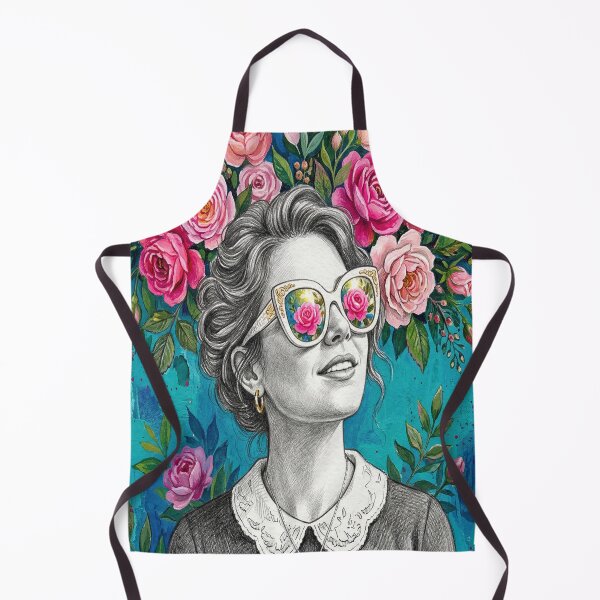 Item preview, Rose-Colored Radiance: A Floral Fantasy Portrait designed and sold by MakarenaCreate.
