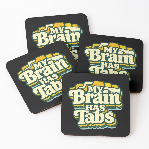 Item preview, My Brain Has Tabs Shirt Retro Productivity Humor Overthinking T-Shirt designed and sold by PhylonBoxx.