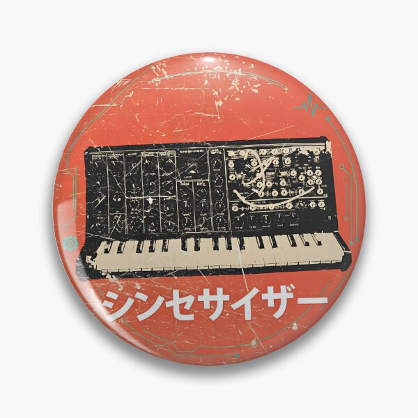 Item preview, Distressed Synth Japanese Retro Music Gear designed and sold by CuteArtKawaii.