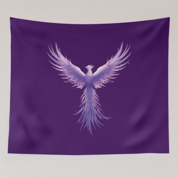 Item preview, Copy of Celestial Phoenix Rising Through the Purple Cosmos designed and sold by MysticPurpleHue.