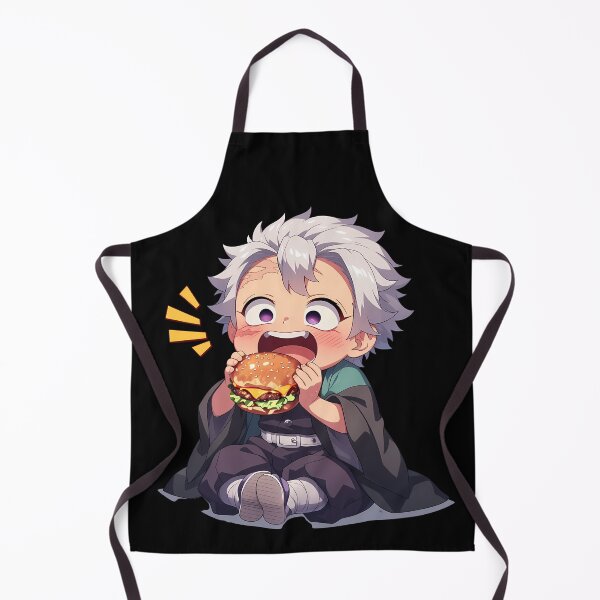 Item preview, Sanemi Shinazugawa Demon Slayer Chibi Burger Shock Snack Mood designed and sold by earlobejerk.