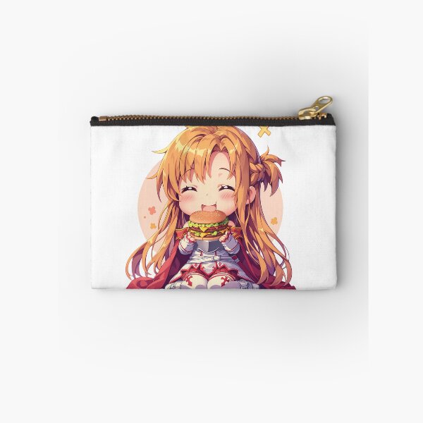 Item preview, Asuna Sword Art Online Chibi Burger Joy With Golden Hair Glow designed and sold by earlobejerk.