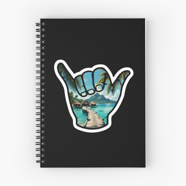 Item preview, Tropical Overwater Bungalow Shaka Island Paradise Sticker designed and sold by FestivityFinds.