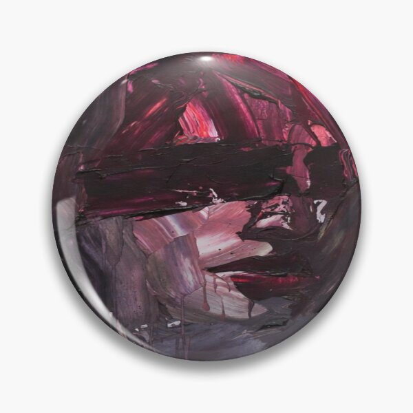 Item preview, Obscured Reality Dark Moody Impasto Abstract Portrait Art designed and sold by MakarenaCreate.