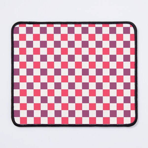 Item preview, Snow white, magenta haze & magic potion checkered designed and sold by Mint + Midnight.