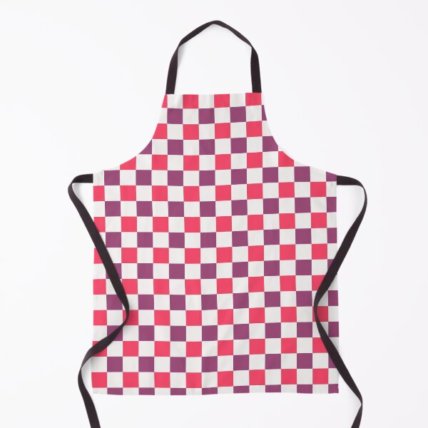 Item preview, Snow white, magenta haze & magic potion checkered designed and sold by Mint + Midnight.