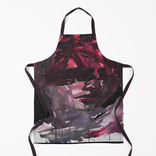 Item preview, Obscured Reality Dark Moody Impasto Abstract Portrait Art designed and sold by MakarenaCreate.