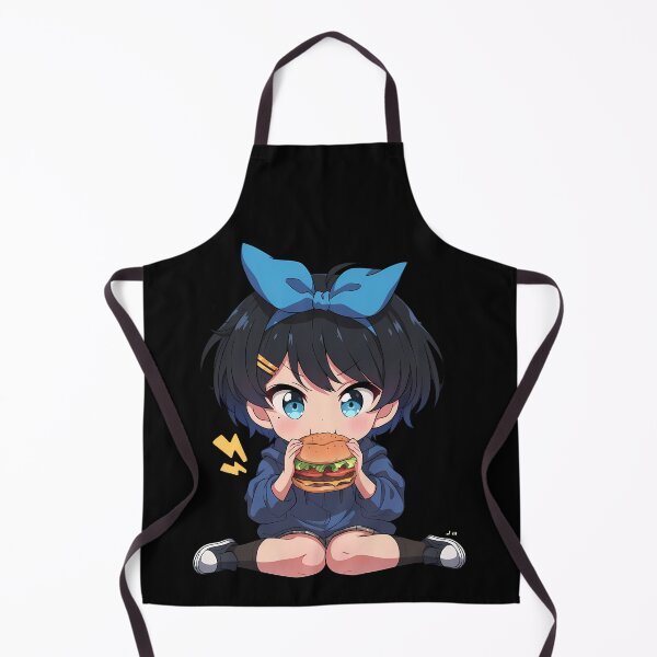 Item preview, Ruka Sarashina Rent A Girlfriend Chibi Kawaii Burger Anime Girl Bright Charm designed and sold by earlobejerk.