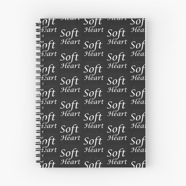 Item preview, Soft Heart – Black Leather Texture Inspirational Design designed and sold by NaphDesigns.