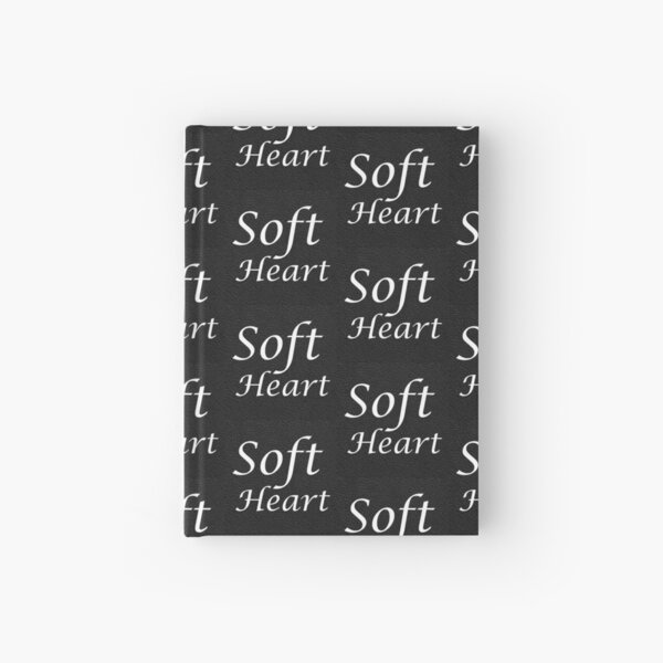 Item preview, Soft Heart – Black Leather Texture Inspirational Design designed and sold by NaphDesigns.