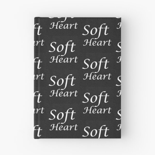 Item preview, Soft Heart – Black Leather Texture Inspirational Design designed and sold by NaphDesigns.