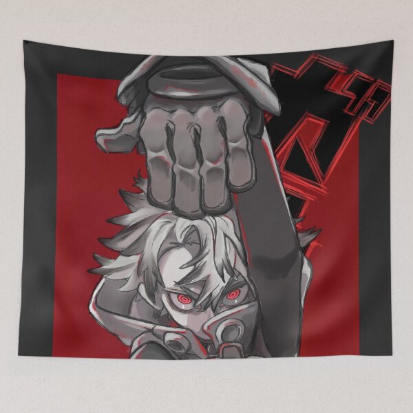 Item preview, Rudo Gachiakuta Red Black Dynamic Pose designed and sold by 108Recordings.