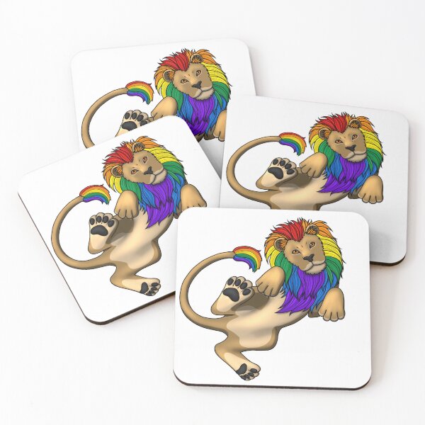 Item preview, Pride Lion: Rainbow designed and sold by StaticKlingShop.