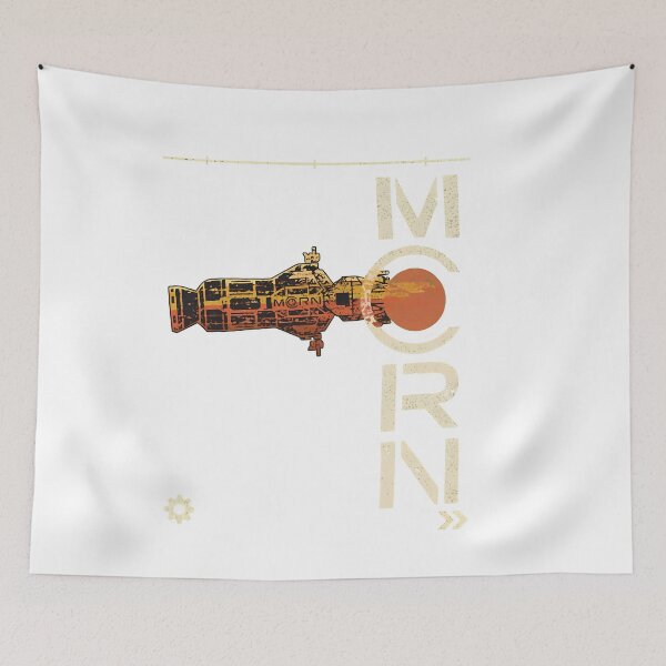 Item preview, Retro Space Ship Grungy Vertical Text designed and sold by CuteArtKawaii.
