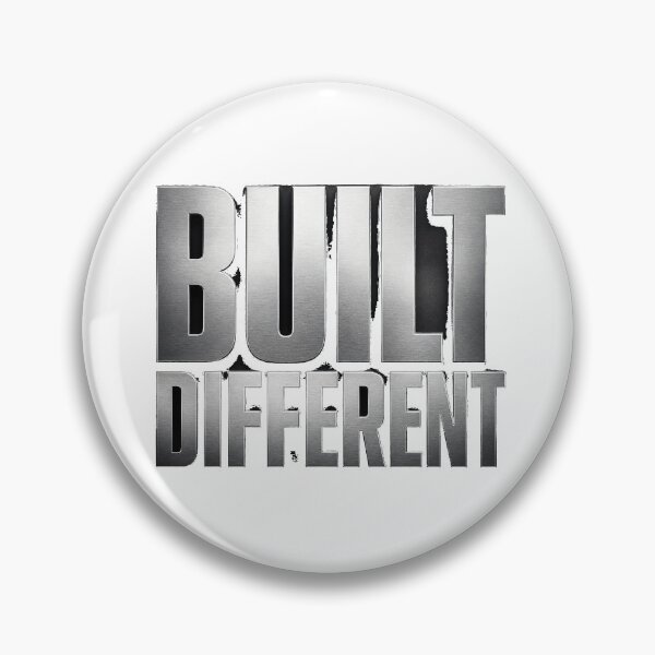 Item preview, Built Different - Bold Inspirational Quote Artwork designed and sold by Printoria365.