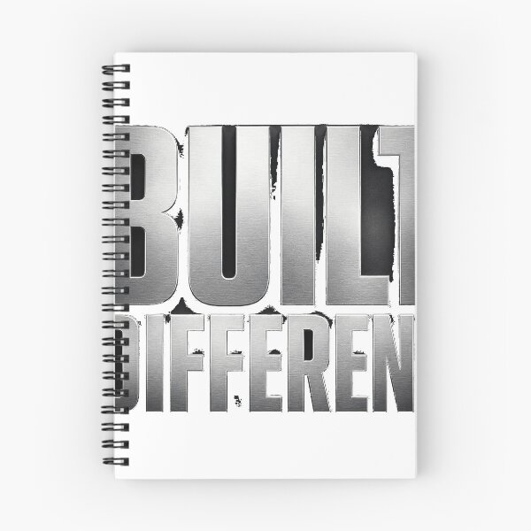 Item preview, Built Different - Bold Inspirational Quote Artwork designed and sold by Printoria365.