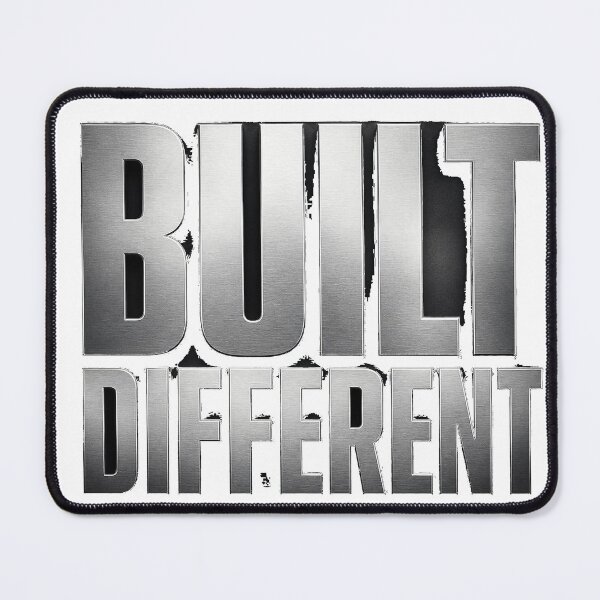 Item preview, Built Different - Bold Inspirational Quote Artwork designed and sold by Printoria365.